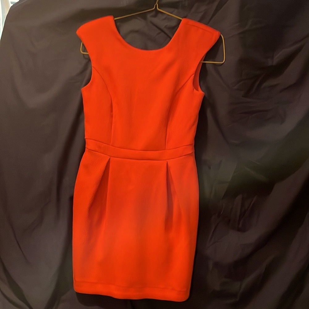 Orange Mini Dress